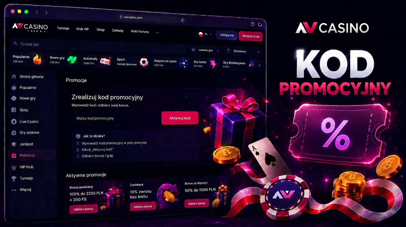 NV Casino kod promocyjny